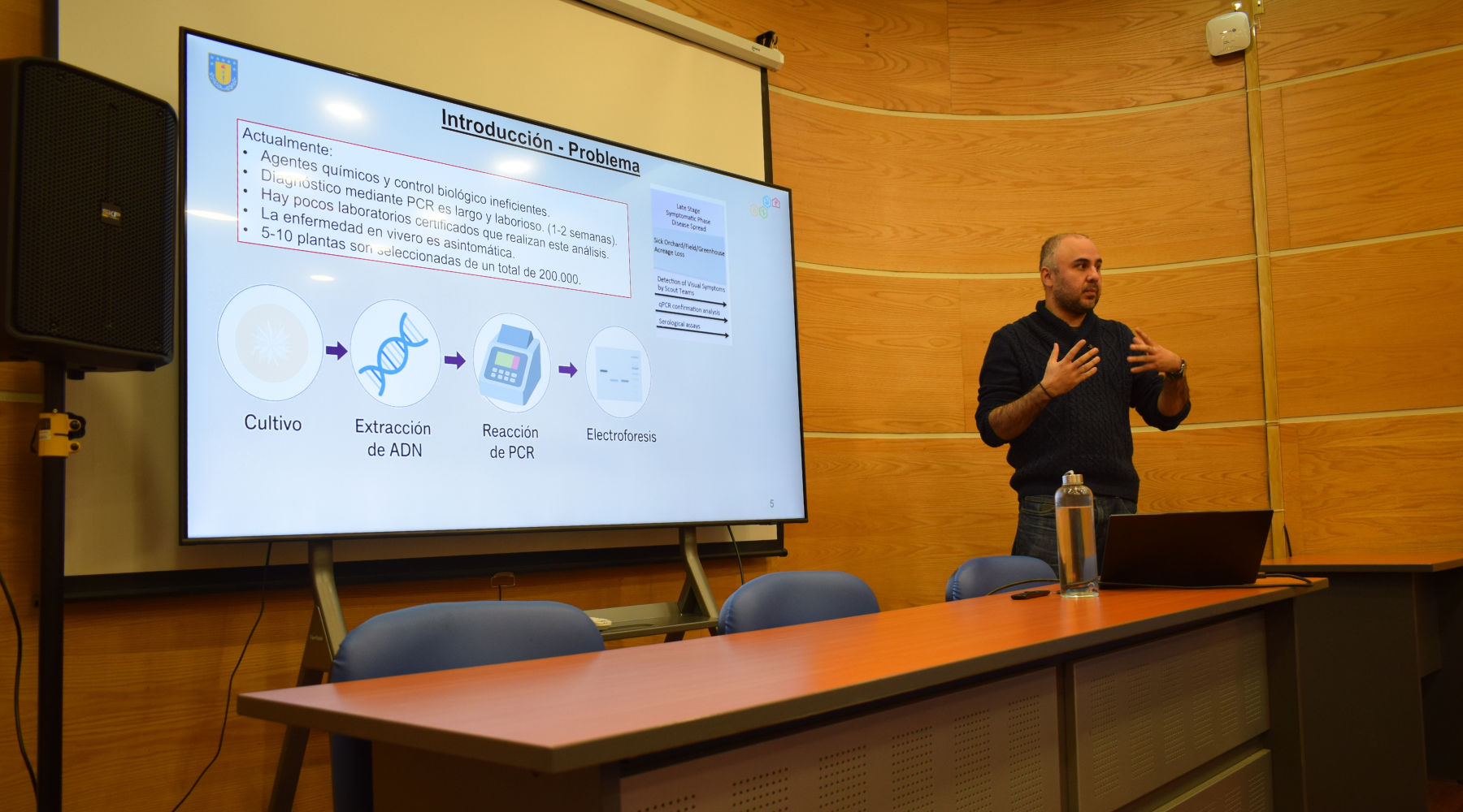 Dr. Martín Bravo dio exitoso inicio al ciclo de Charlas CB-UdeC 2025
