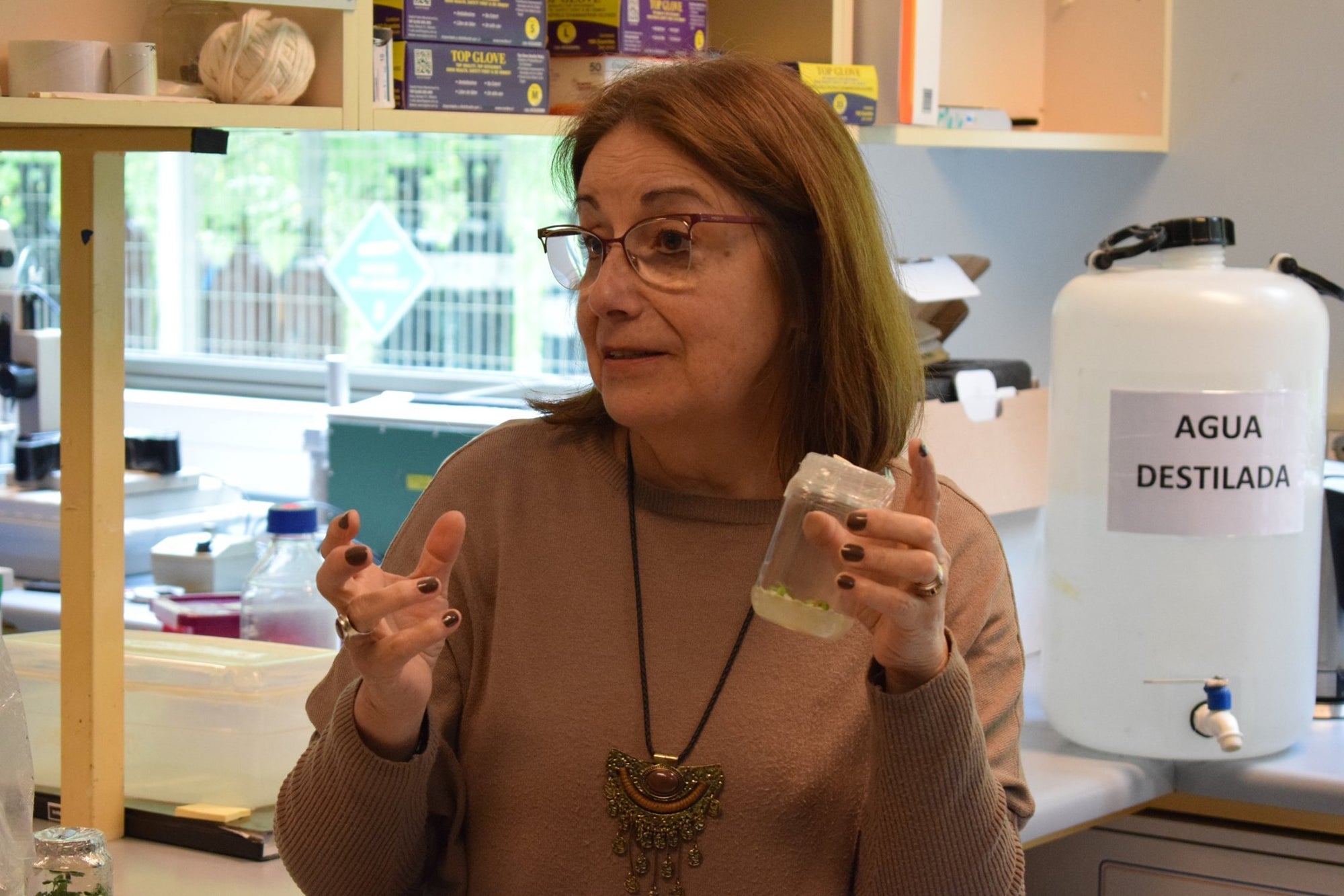 La Dra. Darcy Ríos, una de las fundadoras del CB-UdeC, se acogió a jubilación