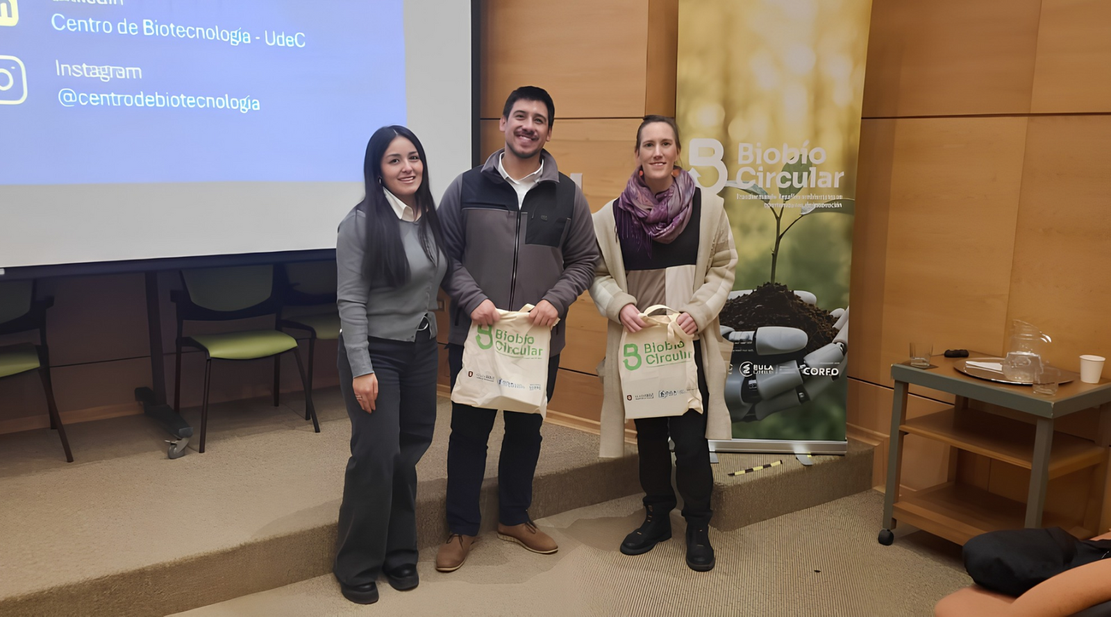Centro de Biotecnología fortalece su vinculación con el ecosistema de ciencia, tecnología y emprendimiento en Biobío Circular