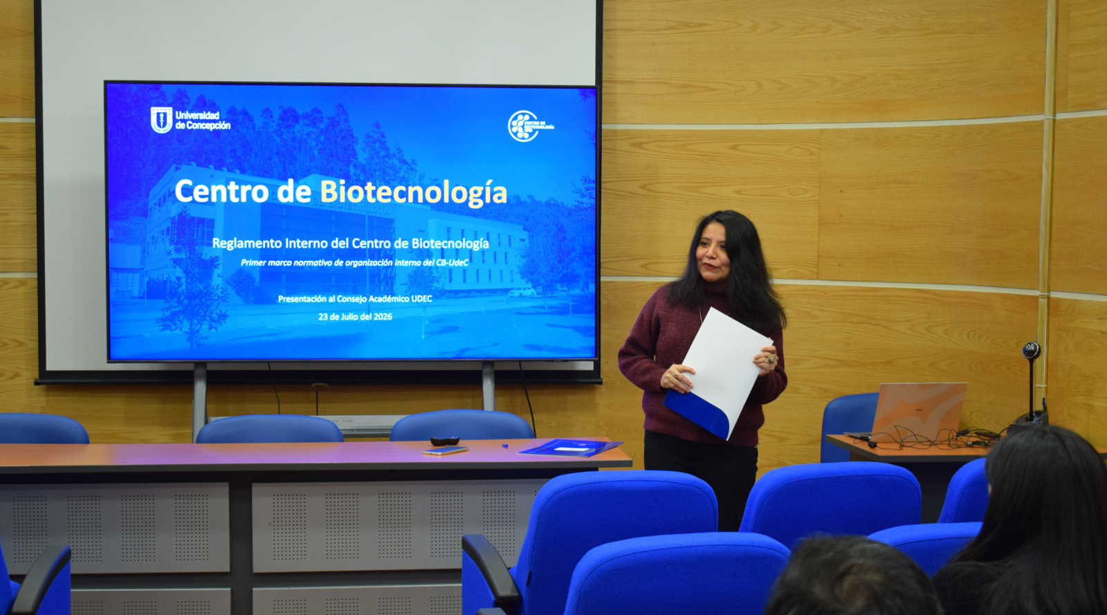 Centro de Biotecnología UdeC fortalece su gestión institucional con la presentación del Reglamento Interno