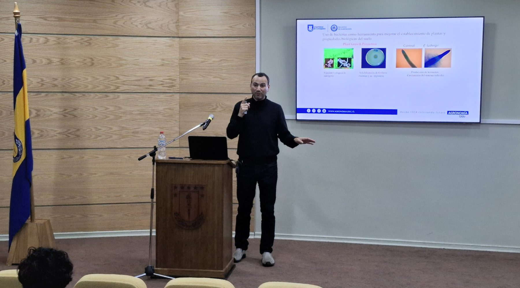 Dra. Sofía Valenzuela y Dr. Mauricio Schoebitz participaron de Jornada Biotech Connect 2024