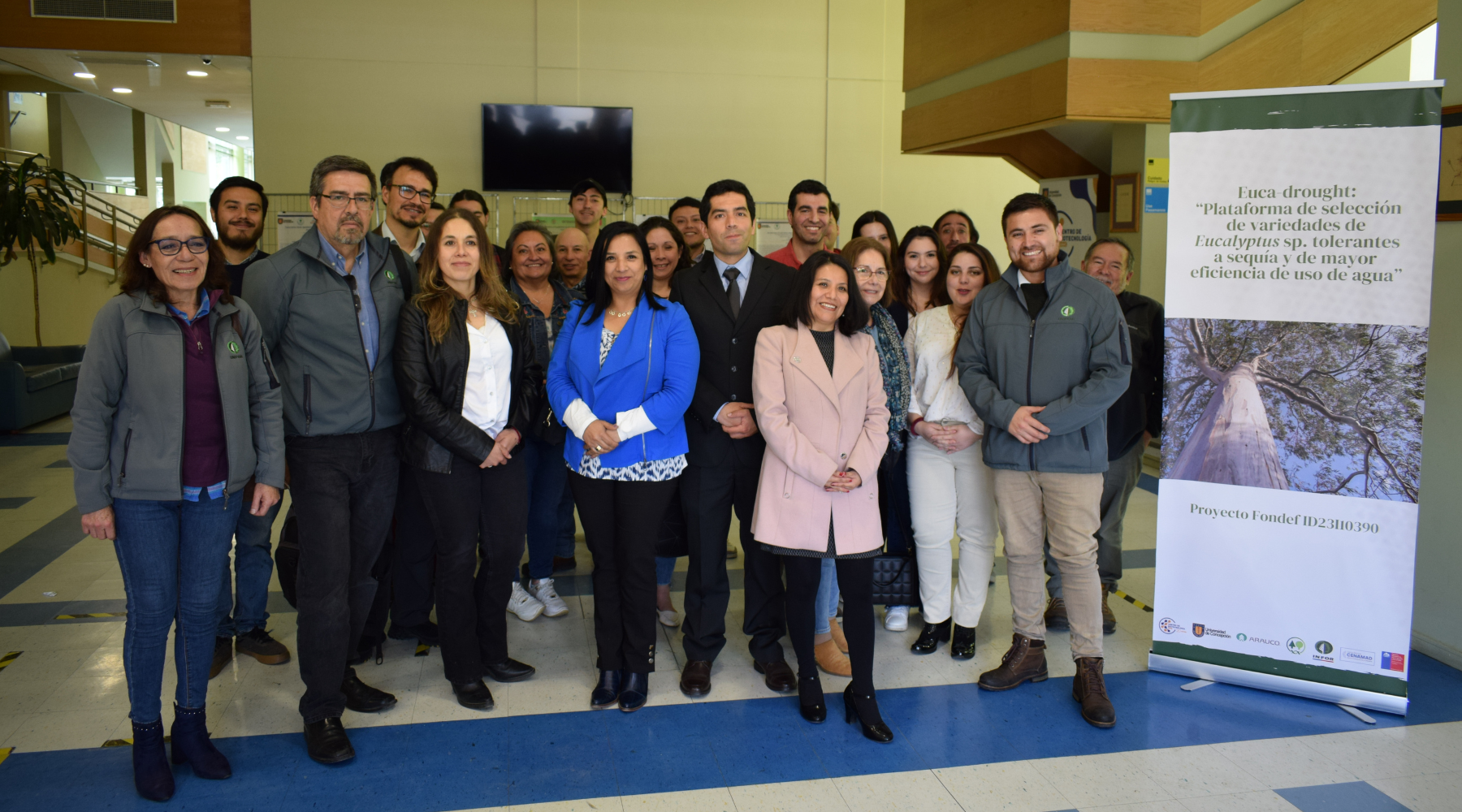 Proyecto Fondef Euca-drought realizó exitoso Seminario de lanzamiento en el Centro de Biotecnología