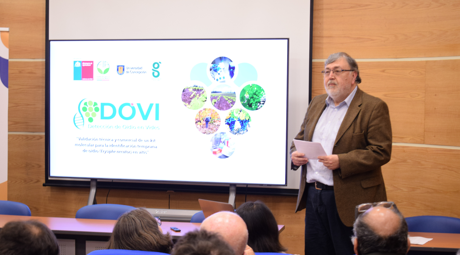 Alianza entre FIA y el Centro de Biotecnología UdeC desarrolla innovación para el control de enfermedades en la vid